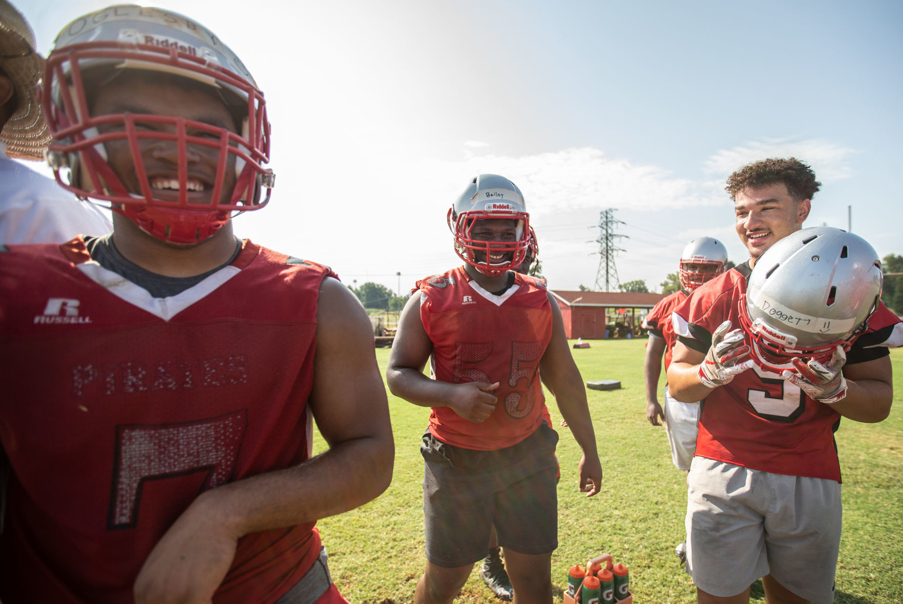 First day of football practice